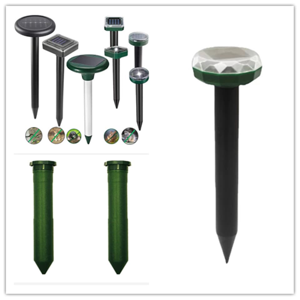 Wholesale solar-powered rodent repellers, ultrasonic rodent repellers, snake repellers, LED rice paddy/farm/insect repellers