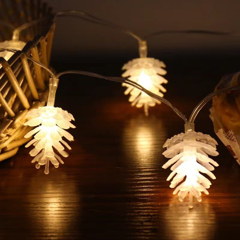 Factory LED Christmas Decorative Light String Snowflake Bell Reindeer Christmas Tree Hanging Ornament Ambient Light Solar Light Wholesale