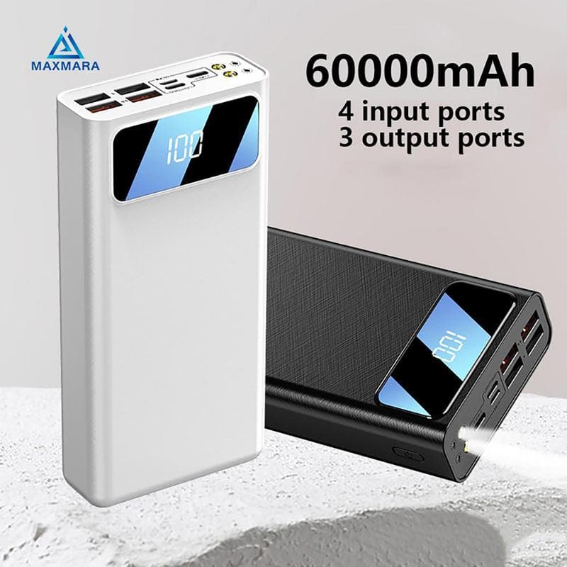 Cross-border export of ultra-large capacity power bank 50,000 mAh digital display portable power bank with multi-U port output