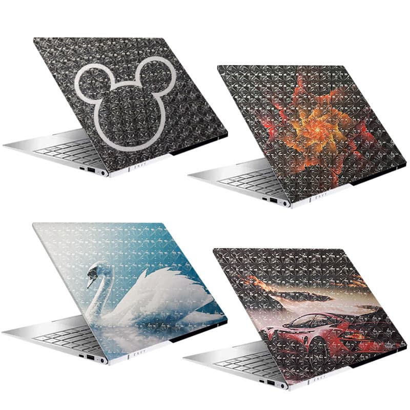 3D Laptop Shell Protective Film for 14.6-inch Cat Eye Design, Colorful and Cool for 15.6-inch