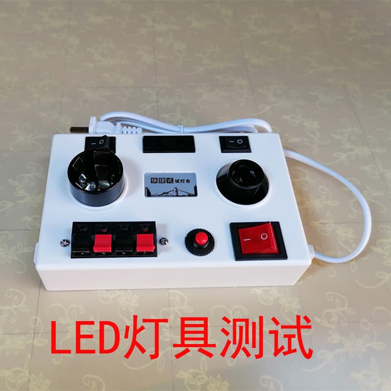 LED Test Light, LED Test Wire with Test Clip, Quick Lamp Voltage Check, Test Light Box