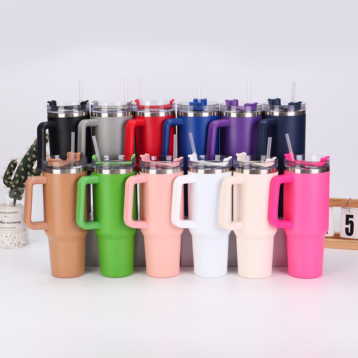 Export 40oz Car Mug Generation 1 Large Capacity Giant Ice Tumbler Sealed Leak-Proof Vacuum Insulated Cup Manufacturer