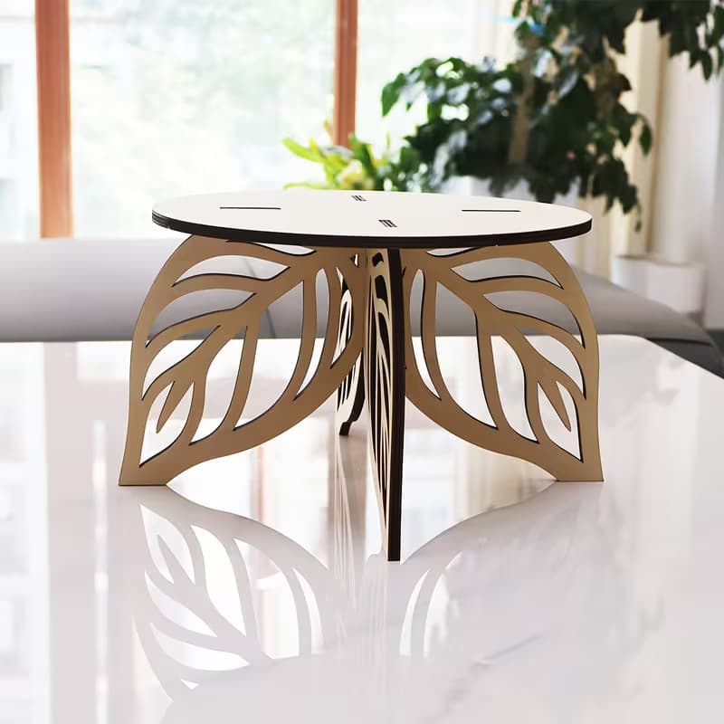 Cross-border Wooden Craft Flower Pot Plant Display Stand Indoor Desktop Balcony Home Decoration Display Stand