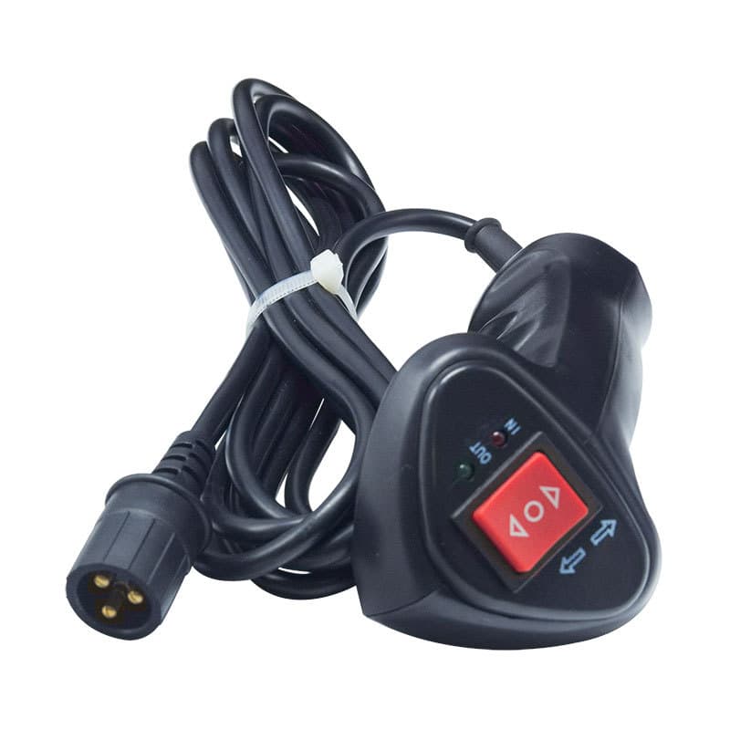 Car winch with wired remote control, handle with cable, off-road winch accessories