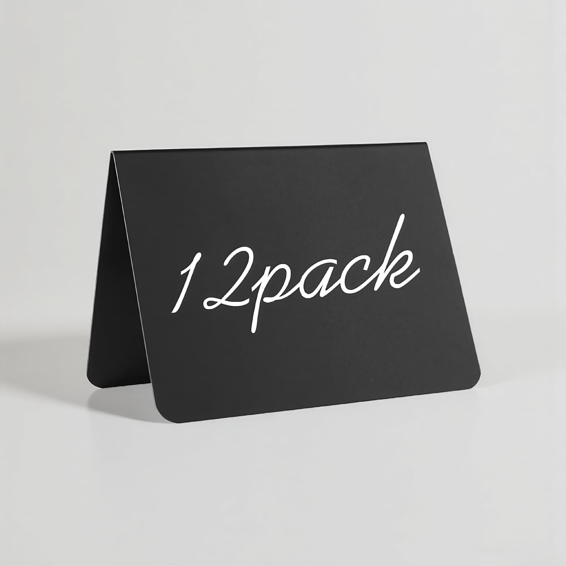 Cross-border Amazon Mini Label Price Sign Blackboard L-Shape V-Shape Desktop Display Message Board Writable Table Card