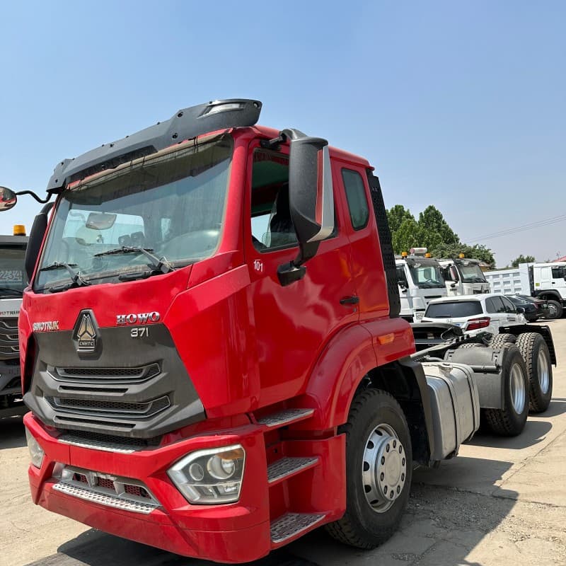 Cross-border Central Asia/Middle East: Sinotruk Hohan 380 HP 6x4 Tractor Head, Euro V Truck, Second-hand Transport Tractor