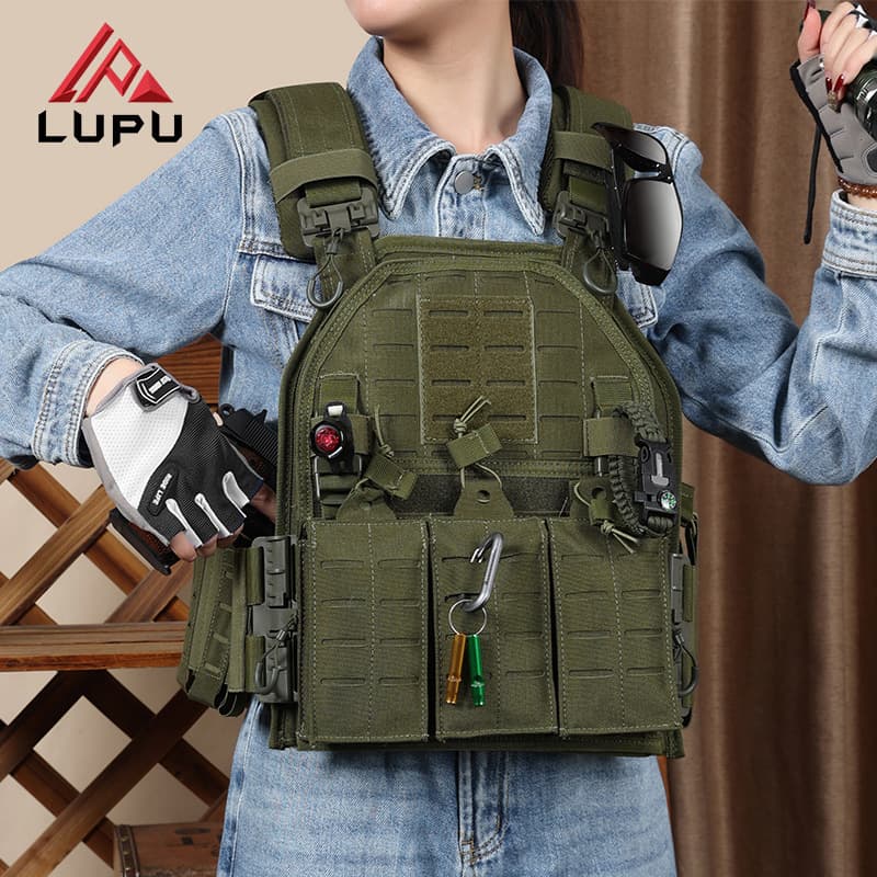 Cross-border Outdoor Tactical Vest Quick-Release Adjustable Tactical Vest Special Duty Gear Training MOLLE