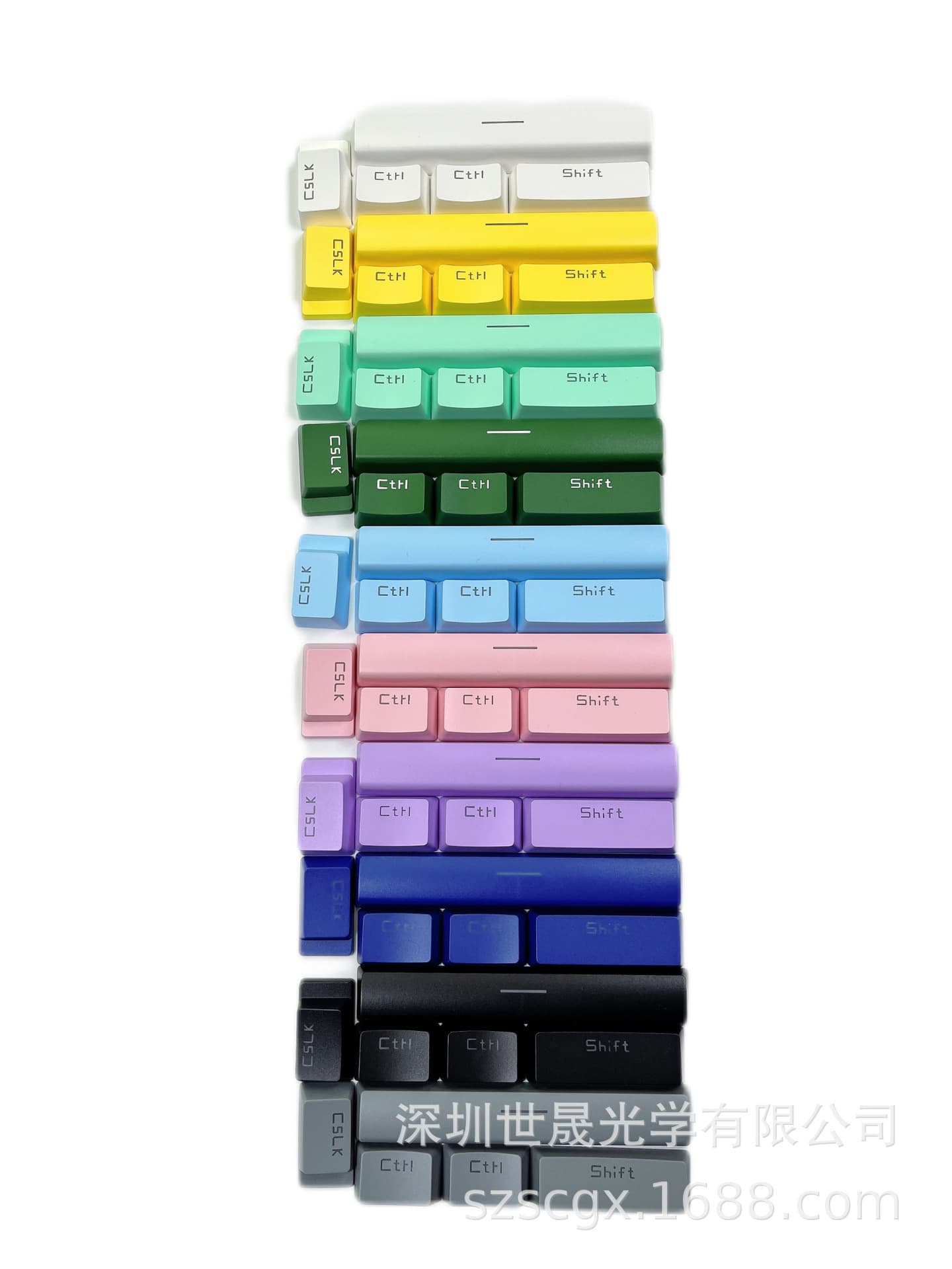 Keycap supplementary keys, double-shot ABS mechanical keycaps compatible with most keyboard models on the market