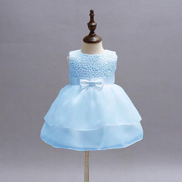 Korean style children's clothing children flower girl children's dress princess dress full moon baby baby girl lace dress