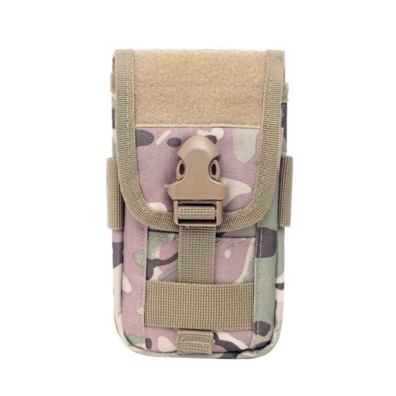 Cross-border MOLLE tactical waist bag wholesale camouflage attachable tactical phone pouch outdoor multifunctional coin and card holder