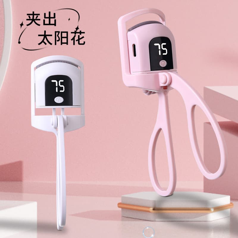Electric Heated Eyelash Curler, Portable Electric Eyelash Curling Tool for Heated Eyelash Styling
