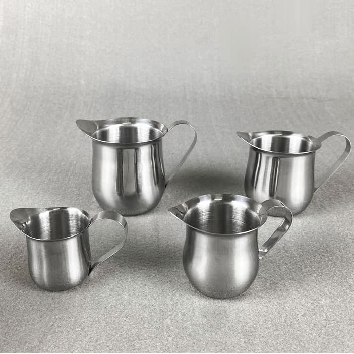 Stainless Steel Small Milk Cup, Milk Jug, Coffee Latte Art Small Cup, Pointed Spout Espresso Pot Cup, Adult Milk Cup