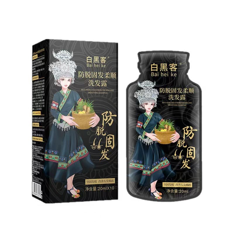 TikTok Hot Miao Family Anti-Hair Loss Growth Shampoo Hair Care Shampoo Ginger Plant Extract Hair Wash Cream Nourish Hair