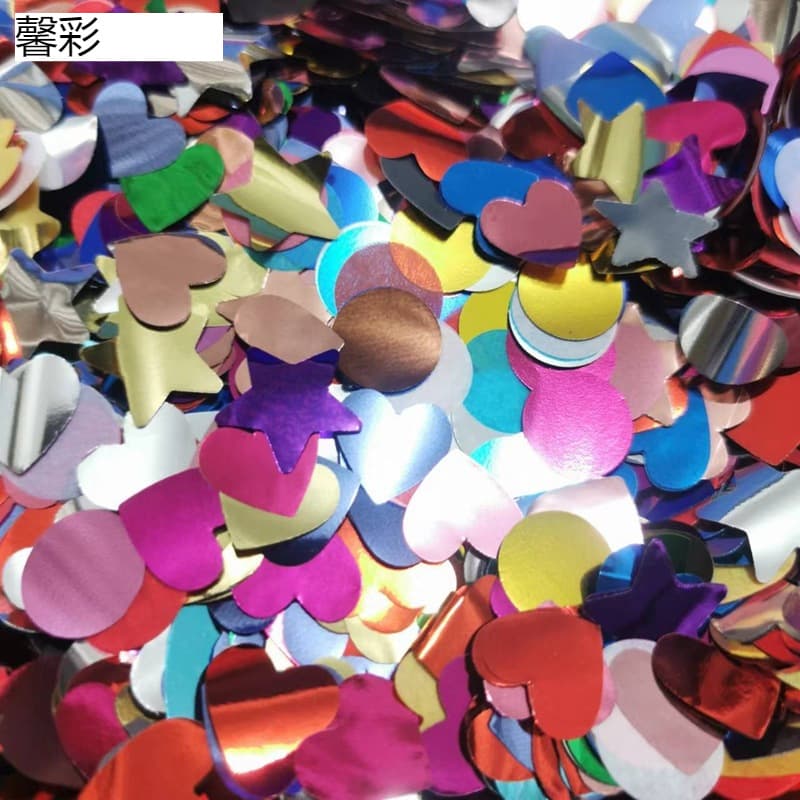 Confetti Blaster Glitter Mixed Color Confetti Blaster Filler Inflatable Confetti Blaster Glitter Fill