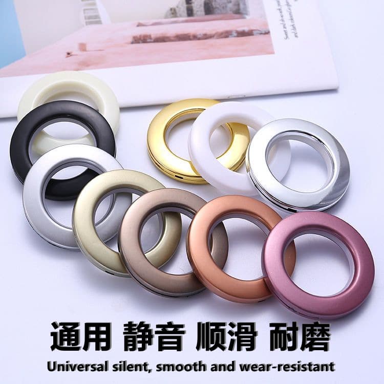 Factory Direct Supply, Curtain Clasp Rings, Roman Rod Rings, Silent Small Nano Rings, Multi-Color Cross-Border Accessories and Supplies