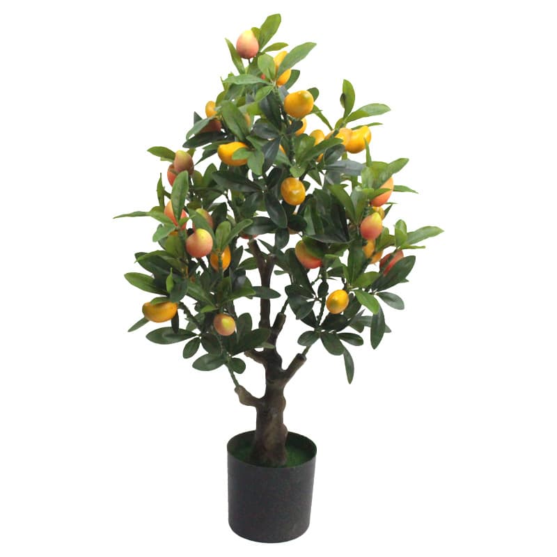 Artificial Mango Tree Potted Plant, Simulation Fruit Green Plant, Living Room Indoor Decoration Floor Bonsai, Fake Fruit Tree, Factory Wholesale