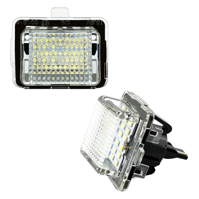 Compatible with Mercedes LED License Plate Light BENZ W204 5D/W212/W216 (C16)/W221/C207