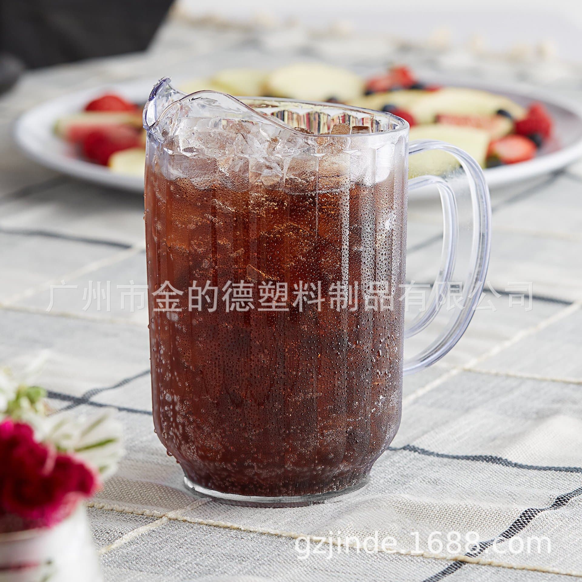 Transparent PC Polycarbonate Plastic Water Kettle Large Capacity Plastic Beer Water Kettle 60oz Water Kettle Draft Beer Water Kettle Beverage Water Kettle