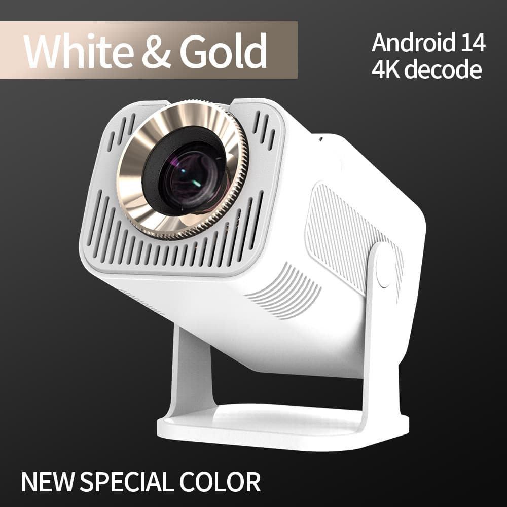 Cross-border HY320 Mini HD Projector, Screen Mirroring Android Portable Mini Home Projector, Cylinder Projector Factory