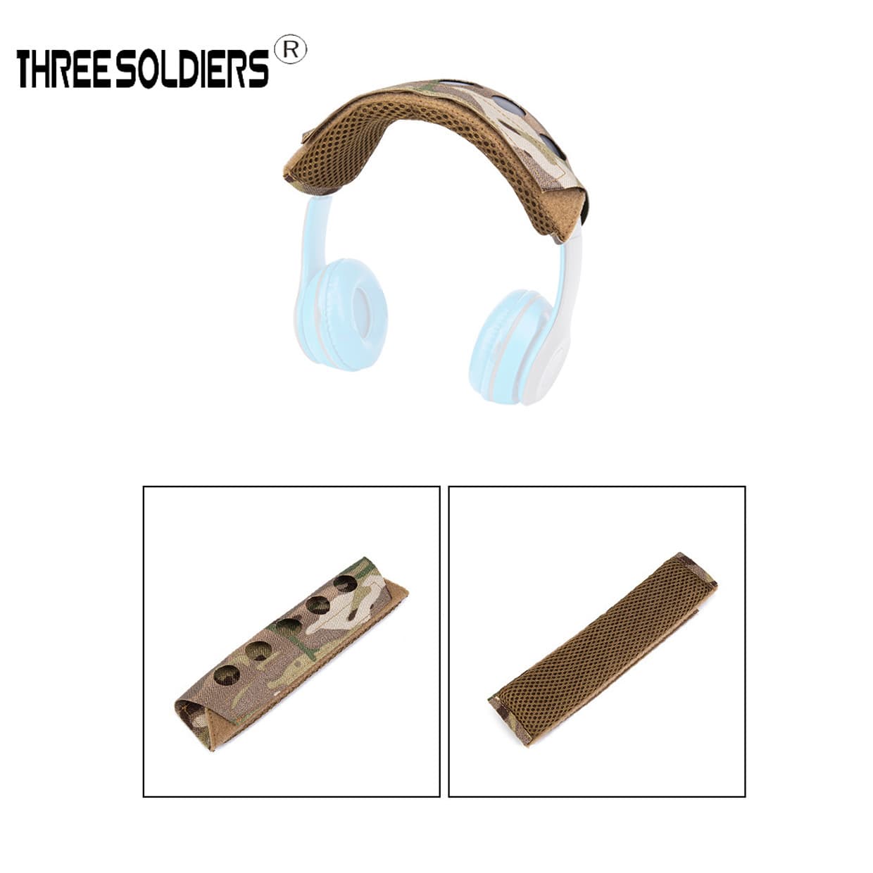 Tactical earphones for everyday casual earphones equipped with breathable and wear-resistant protective nylon sleeves