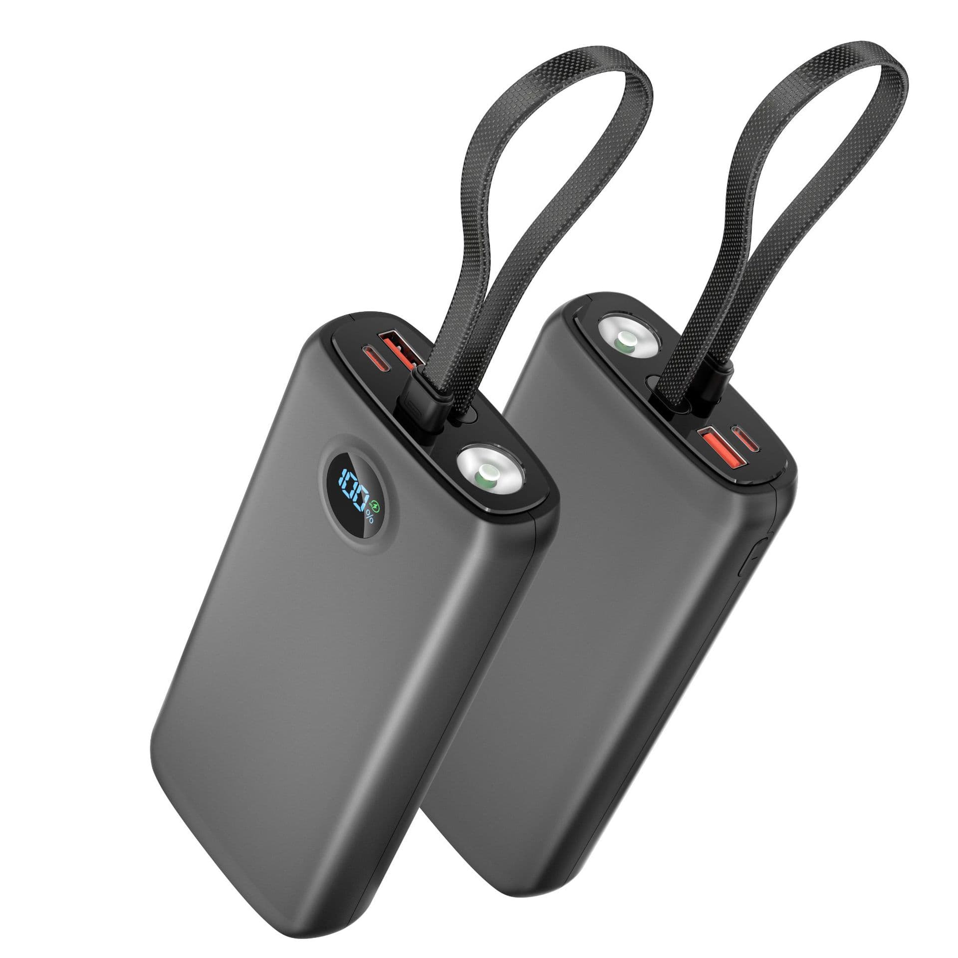 Cross-border UL/CE/ROHS Certified Built-in Cable 45W Laptop Power Bank Fast Charging