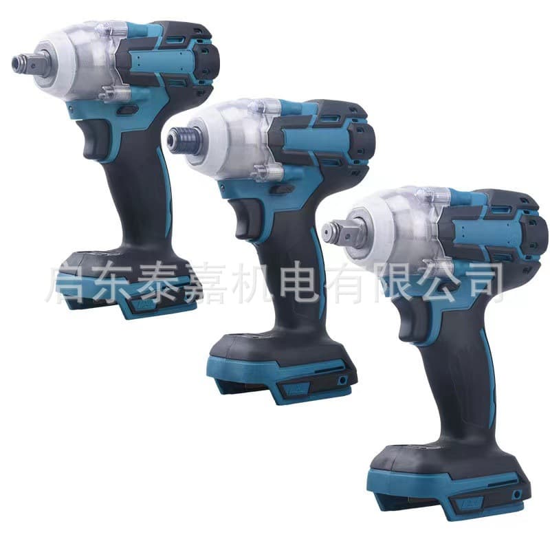 Brushless Electric Wrench, High Torque Lithium-Ion Cordless Wrench, Impact Auto Repair Scaffolding Woodworking Socket Air Gun Tool