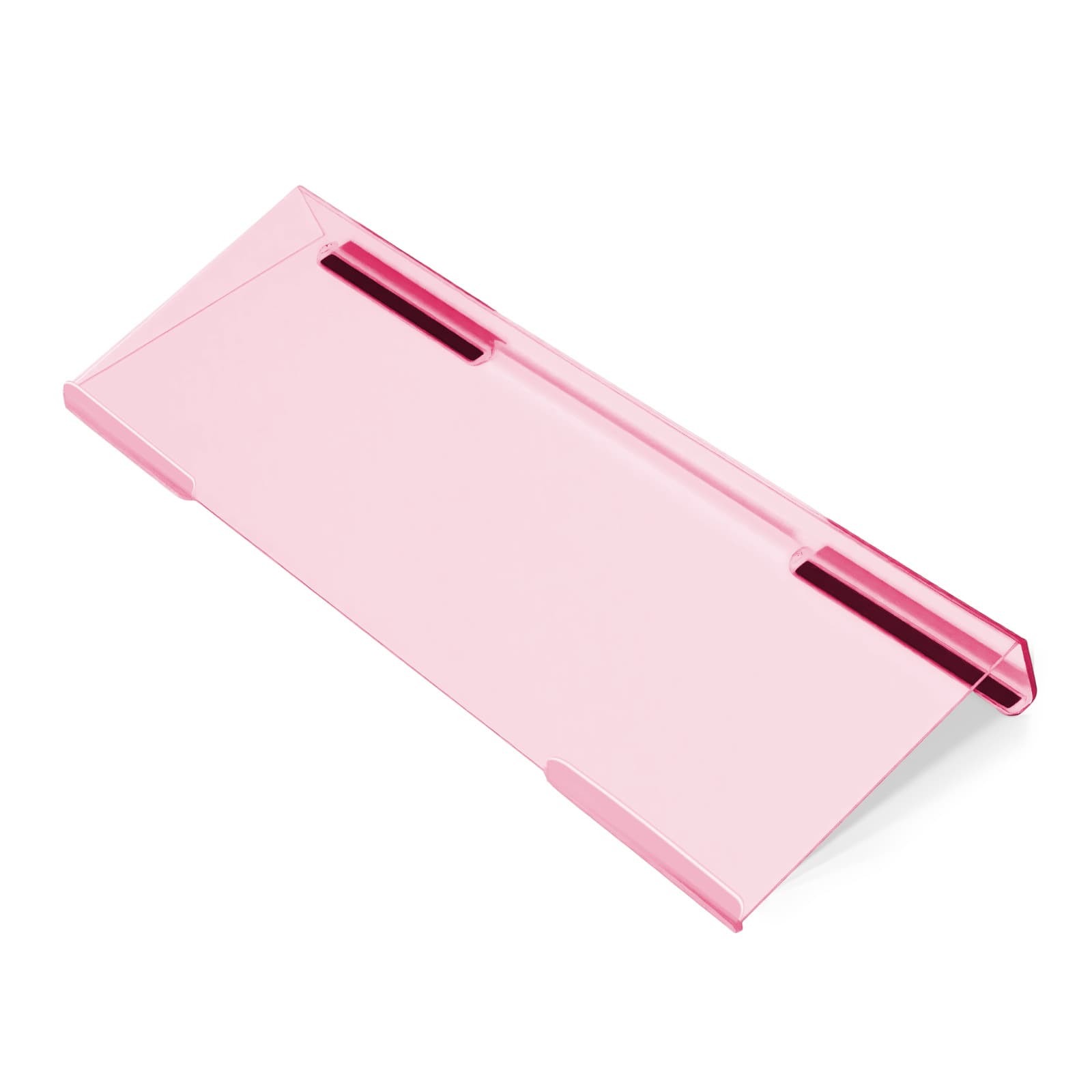 Acrylic keyboard stand, transparent acrylic keyboard display holder, elevated bracket, floating stand for desktop.
