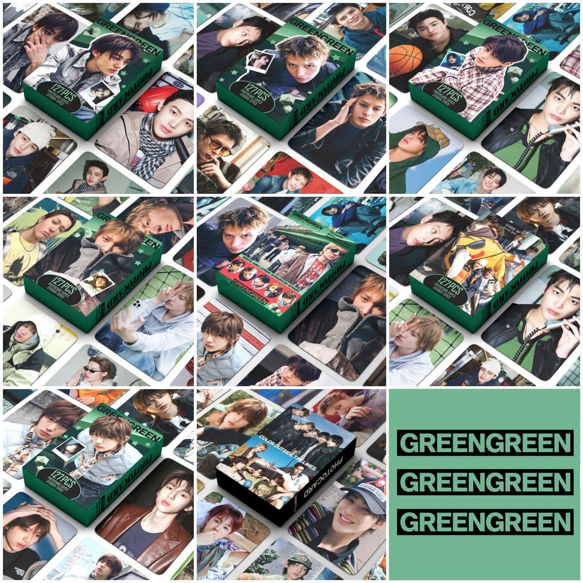 CORTIS total link card MARTIN Zhao Yufan JUHOON Yan Chengxuan GREENGREEN REDRED