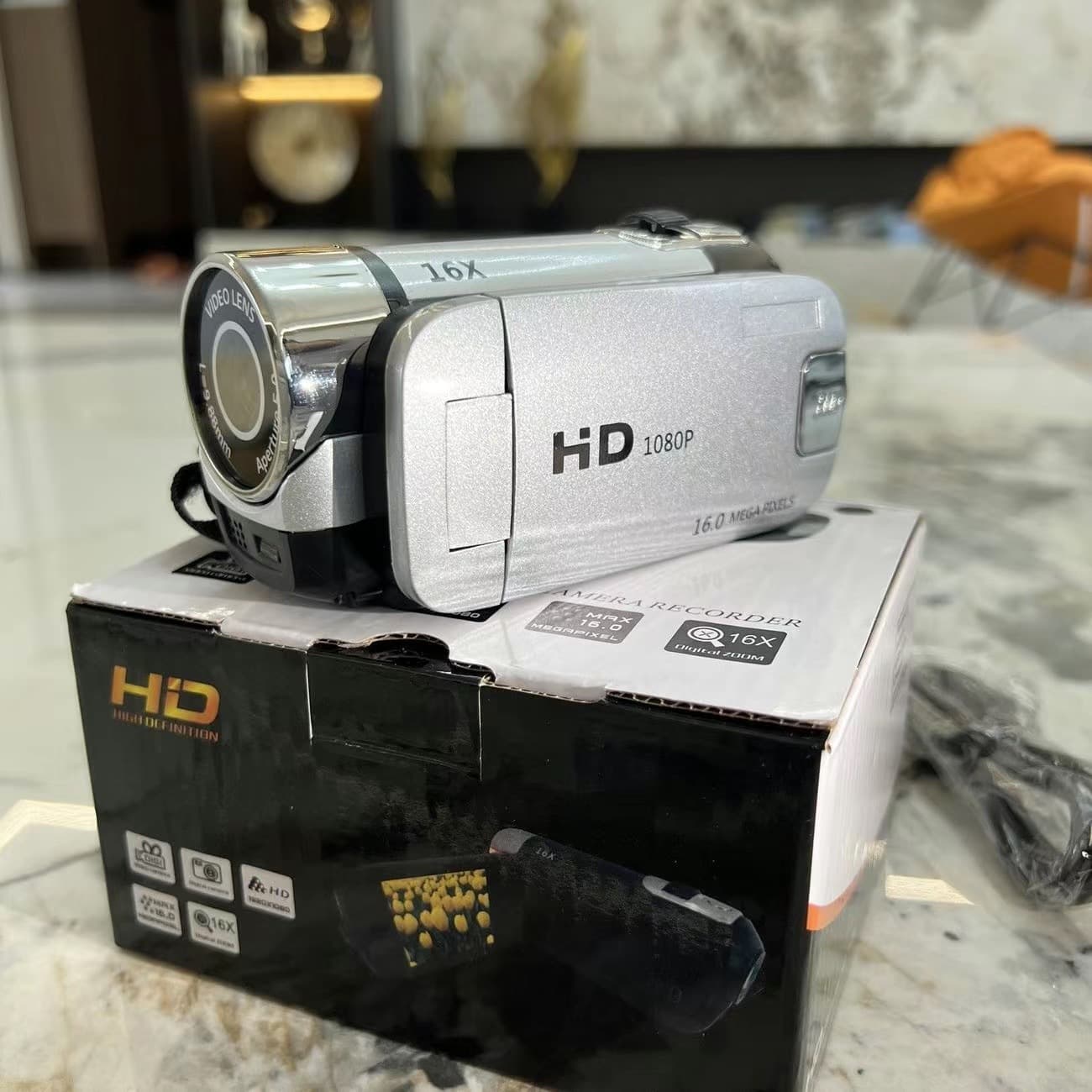 16MP Gift HD DV Digital Camcorder Domestic CCD Student Camera D100 Cross-border English
