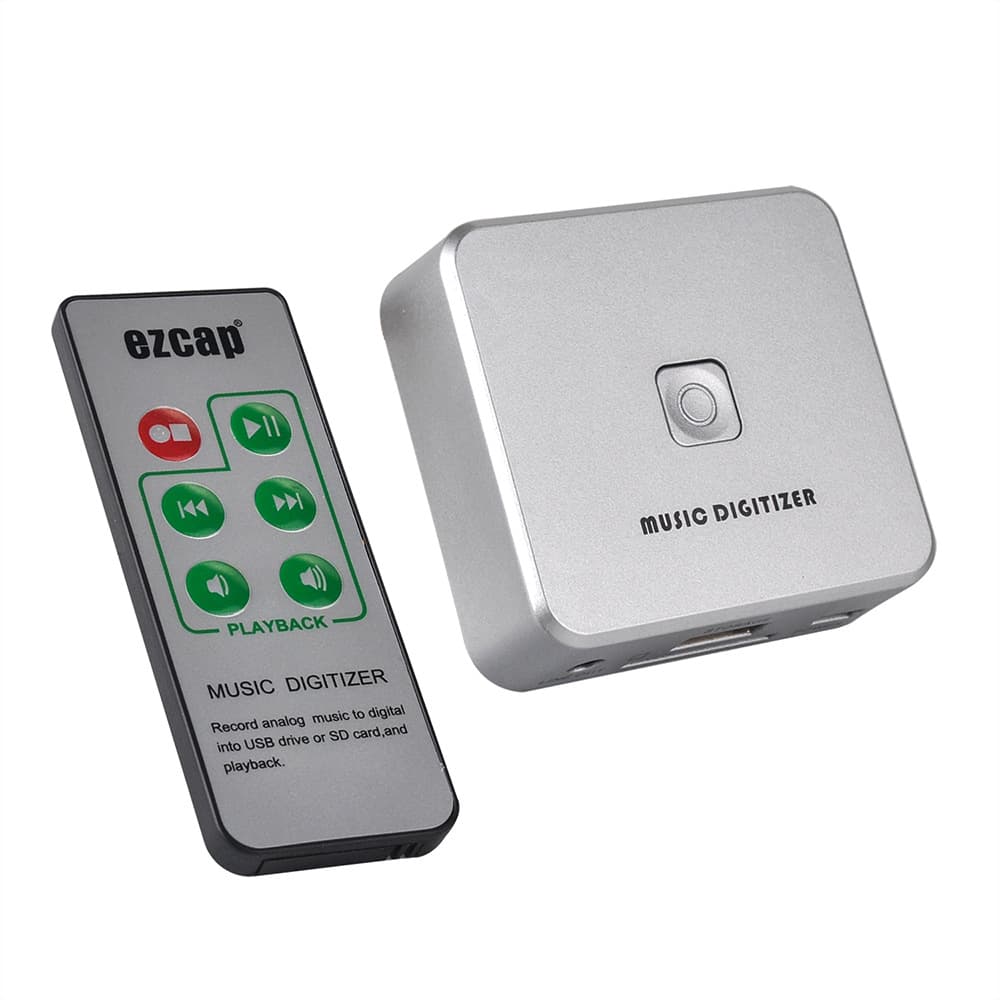 EZCAP241 Music Digitizer Audio Capture Box Direct to USB Flash Drive No Computer Required L/R 3.5mm