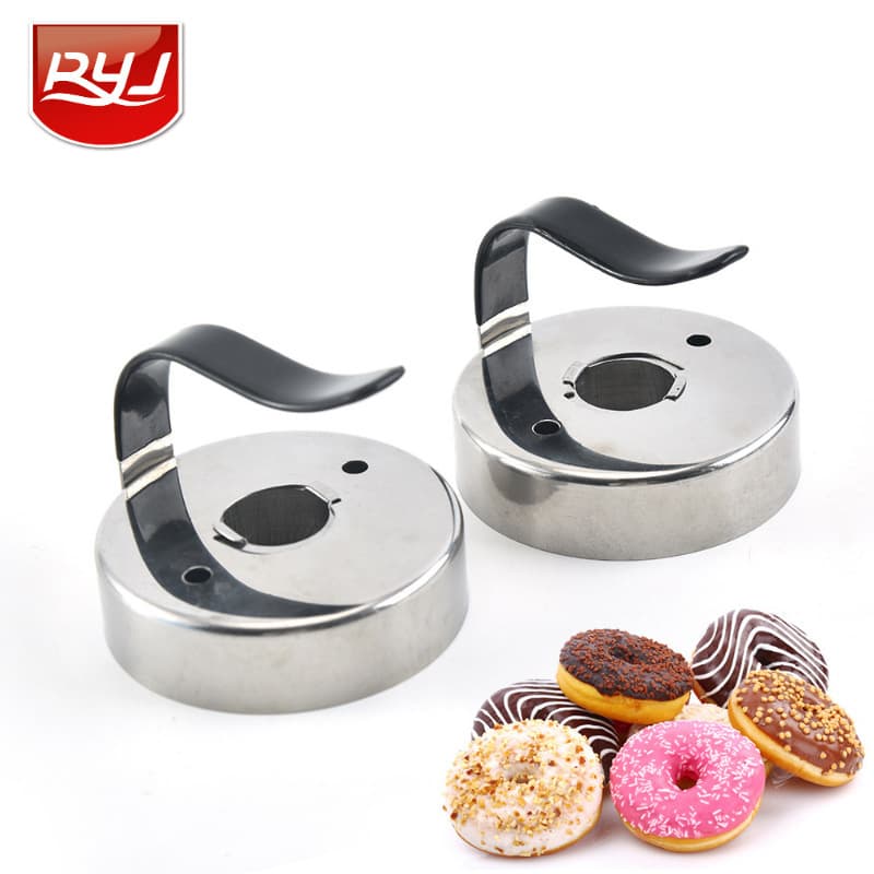 Manufacturer wholesale stainless steel donut molds, DIY home cookie molds, mousse rings, dough cutting baking tools