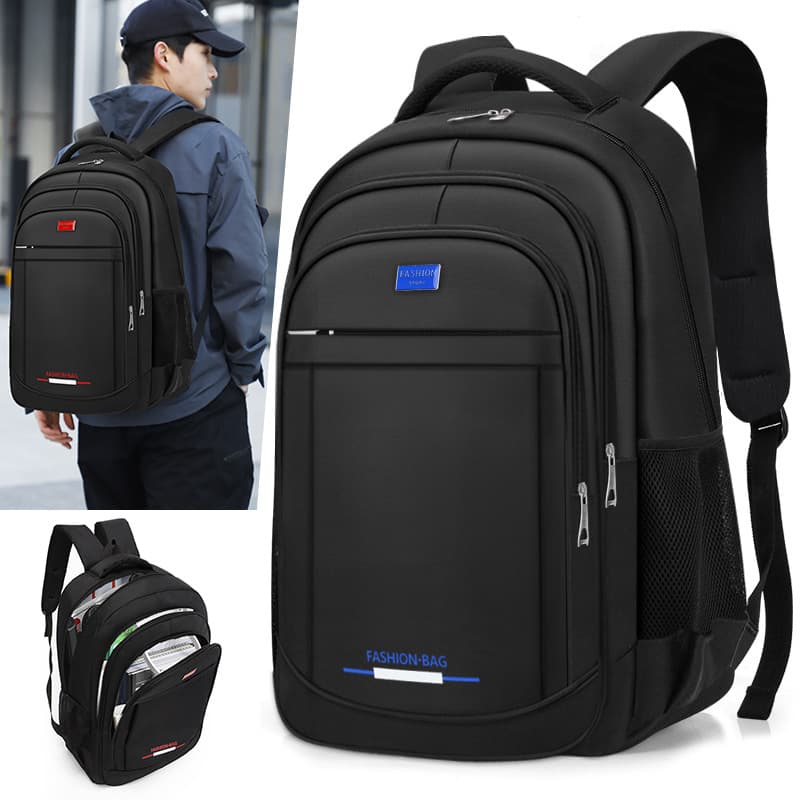 Backpack men's high-end casual business travel backpack large-capacity travel bag high school student school bag computer bag