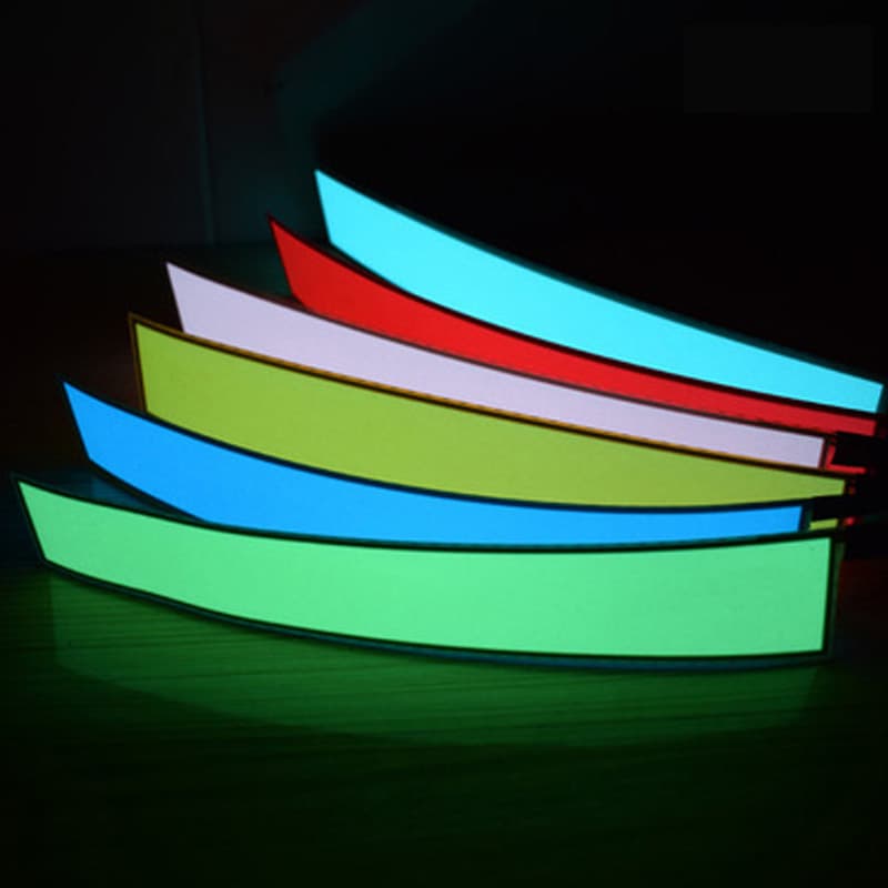 30.3x5.3cm EL Electroluminescent Sheet Ultra-Thin Decorative Strip, Custom Sizes EL Backlight Direct Supply