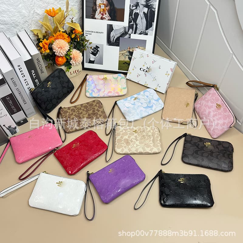Foreign Trade Koujia Wallet Printed Versatile Textured Clutch Light Luxury European and American Trendy Ladies Fashion Card Holder Bags