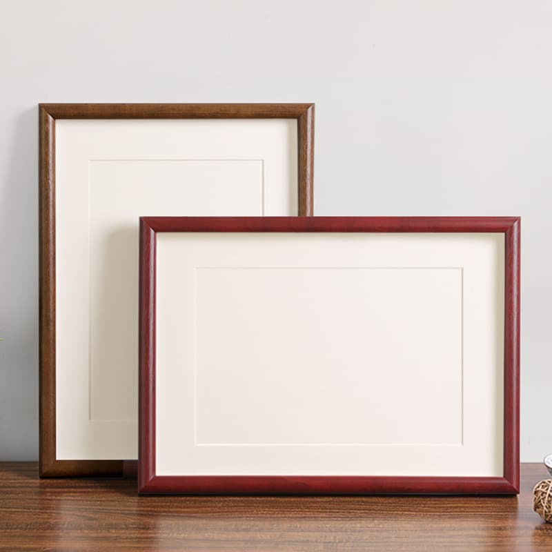 Calligraphy photo frames, blank calligraphy and painting frames, A3/A4 size, handwritten calligraphy and painting, brush calligraphy, decorative mounting, imitation solid wood frames, wholesale.