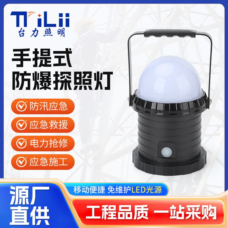 FW6330 LED Lightweight Work Light for Freight Docks, Railways, Magnetic Adsorption Floodlight for Maintenance, Handheld Loading/Unloading Lamp