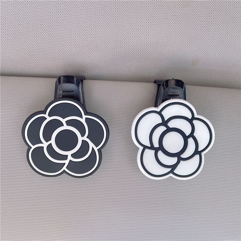 Car Sunglasses Clip, Vehicle Sunglasses Holder, Cute Sun Visor Storage Organizer, Car Sunglasses Clip, Multi-Functional Card Clip