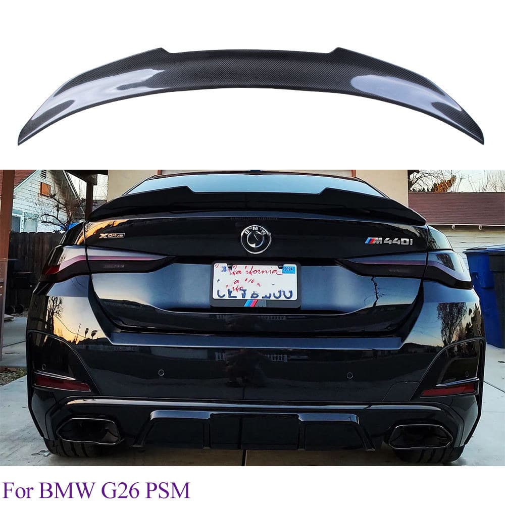 PSM Style Rear Spoiler for BMW New 4 Series G26 2021-2025 Four-Door Car Modification Spoiler