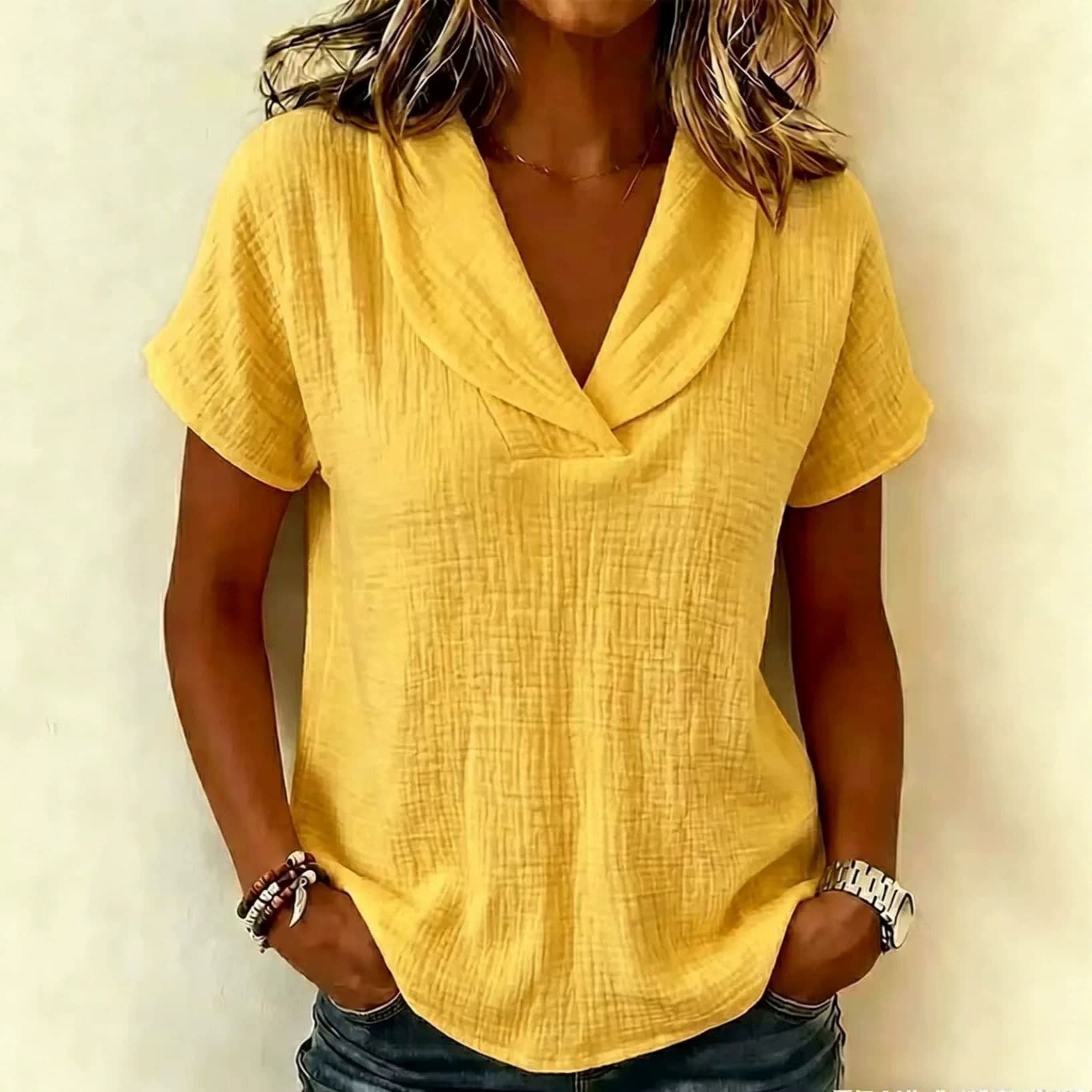 2026 Summer New Cross-Border 3D Print Short Sleeve Top with Doll Collar, European and American Casual Fashion Women's T-Shirt