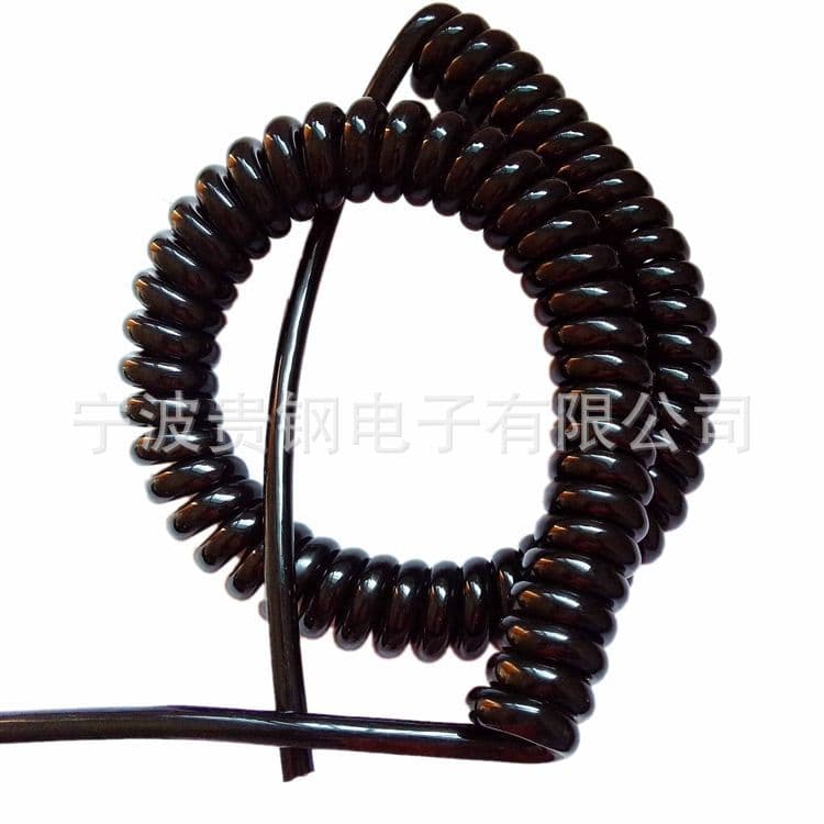 TPEE Retractable Spiral Cable 2/3/4/5/6/7 Core Spring Power Cable Manufacturer Large Quantity Competitive Price