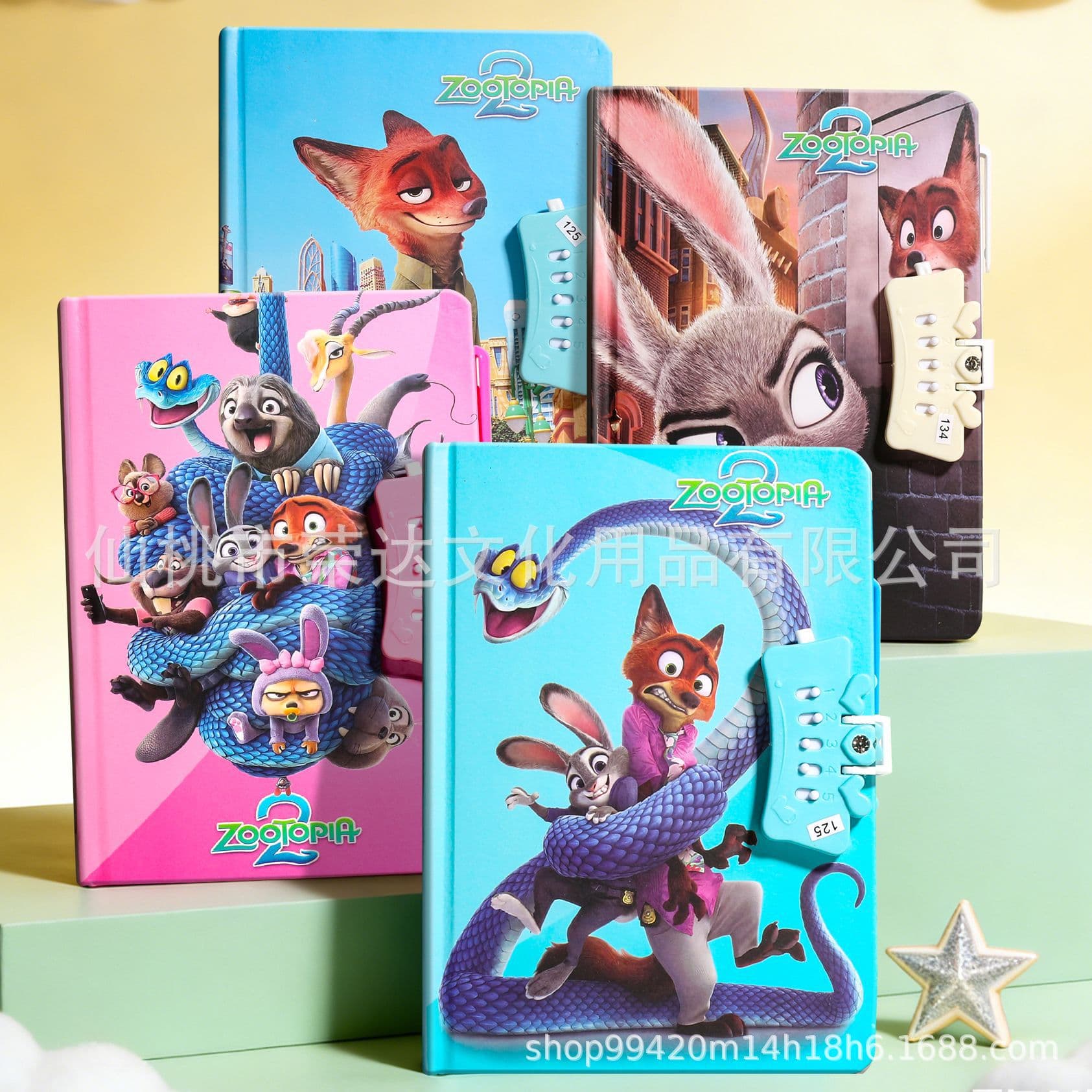 Cartoon Animation Crazy Animal Dial Keypad Rabbit Judy Fox Nick Notebook Teacher Reward Gift