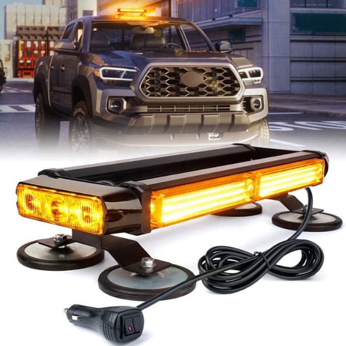 Car 30Led ceiling blast light ceiling light truck rescue truck pickup truck clearing warning light red and blue strobe light