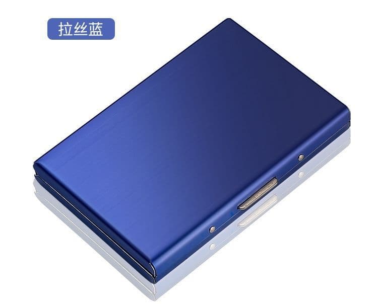 Multi-functional Anti-magnetic Card Holder, Anti-skimming Portable Bank Card & Credit Card Case with Multiple Slots, Stainless Steel Wallet for Men