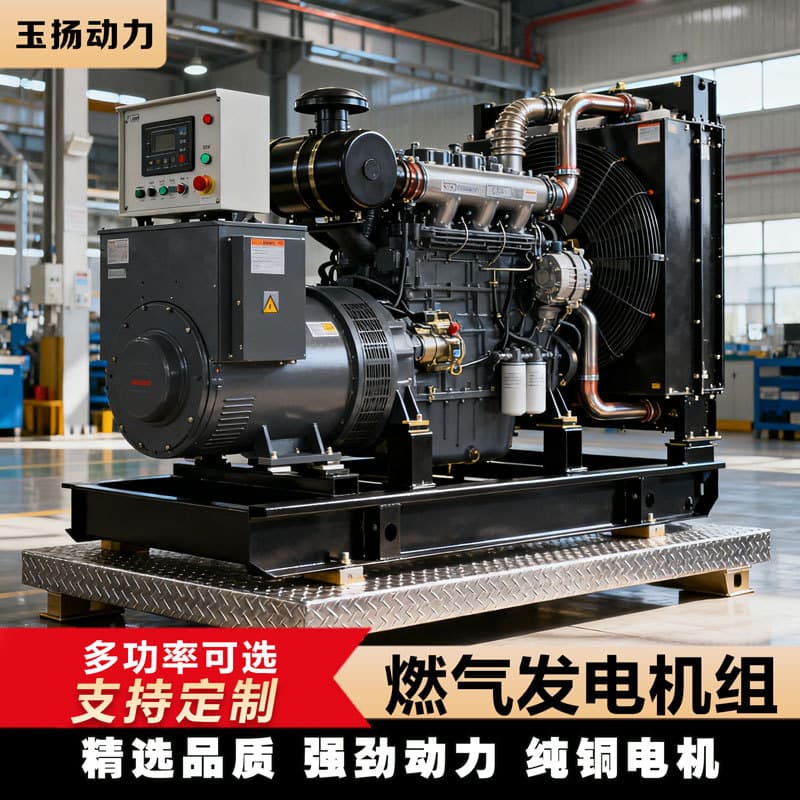 Overseas Oil and Gas Field 400kW Gas Generator Set, Power Supply for Living Facilities, Bitcoin Mining Power