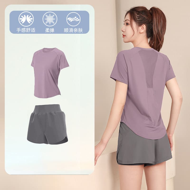 Yoga Suit Set for Women Running Gym Morning Run New Professional Quick-Dry Spring Fashion High-End Feel