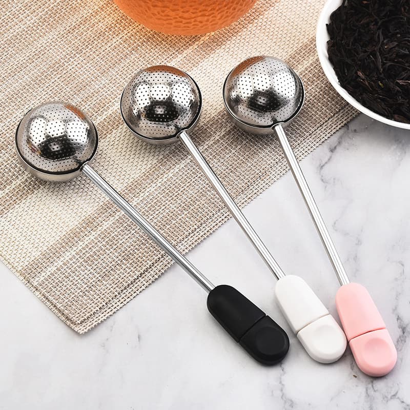 Household 304 Stainless Steel Tea Infuser Filter, Creative Rotating Spherical Tea Strainer, Tea Ware Accessories