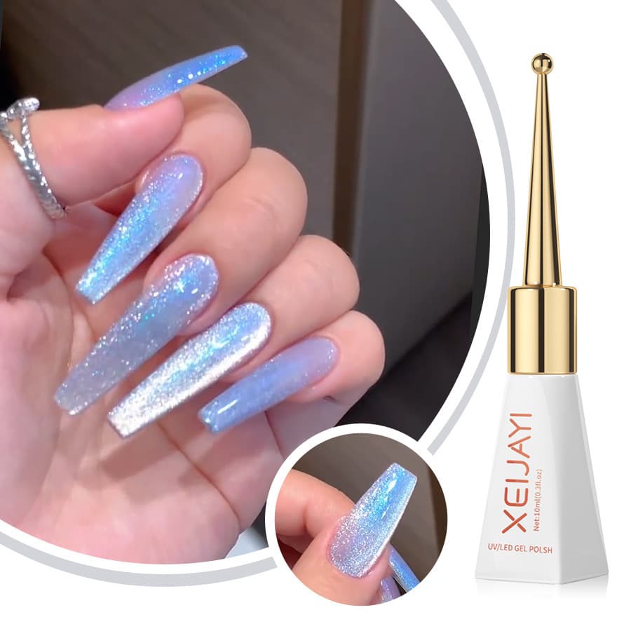 Glacier Moon Cat Eye Scepter Bottle Series Gel Polish Gentle Whitening Hydrating Glass Bead Cat Eye Nail Salon Exclusive