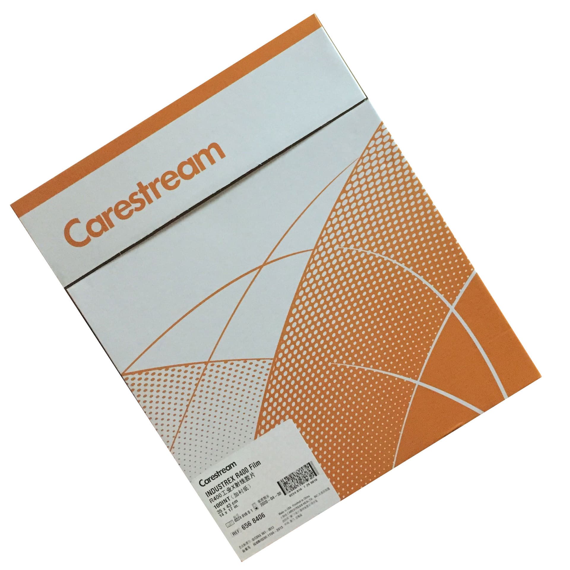 Carestream Industrial X-ray Inspection Film MX125 14x17in (35X43CM)
