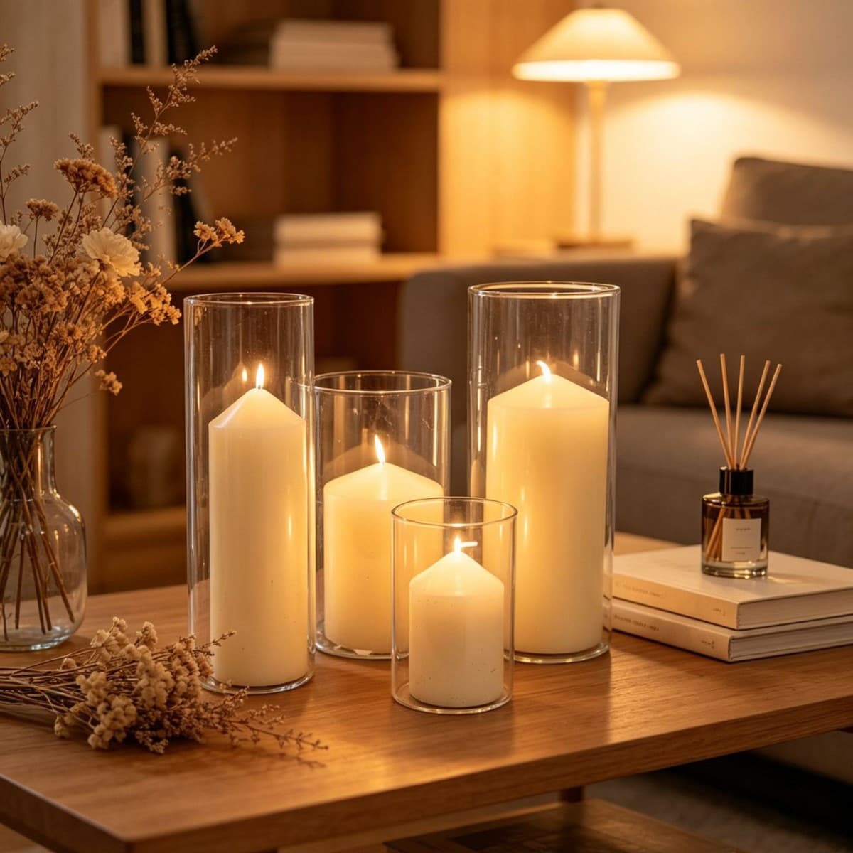 Windproof Glass Candle Holder Creative European Style Candle Cup Birthday Wedding Romantic Atmosphere Prop Home Decorative Candle Holder