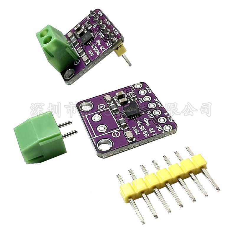 MAX98357 I2S Audio Amplifier Module / Unfiltered Class D Amplifier, Supports ESP32 and Raspberry Pi